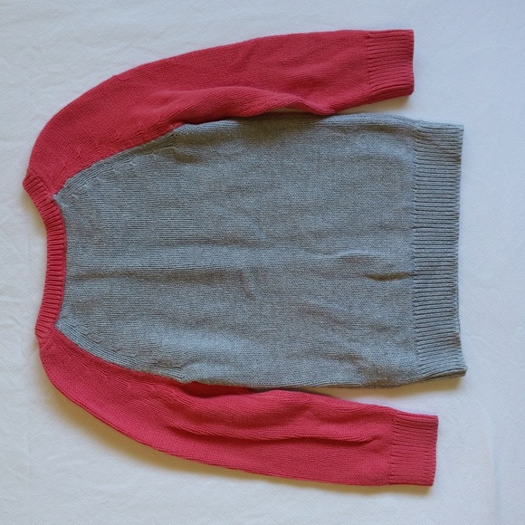 oshkosh b'gosh raglan sleeve cotton knit sweater with pocket 3T toddler girls - Picture 6 of 6